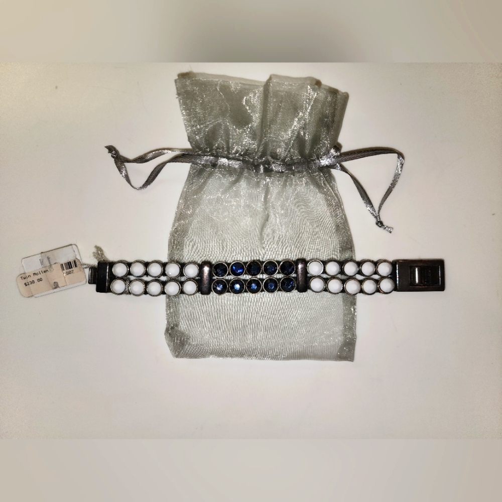 NWT Heet "Twin Molten" Swarovski crystal bracelet